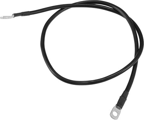 A ABSOPRO 6 AWG Battery Cable Stronger 91cm 3FT 6 AWG Gauge Car Battery Inverter Cable with 5/16 Inch Lugs Pure Copper Black