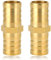 Schlauchverbinder 19mm Messing, 2 Stück Messing Schlauch Anschluss 19mm(3/4), gerader Widerhaken Verbinder Schlauchtülle Tüllenverbinder Gewindefitting Messingfittings