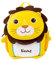 Ahoiikids Personalisierter Kinder-Rucksack - Weicher Plüsch Cartoon mit niedlichem Tier-Design - Mini-Kindertasche für Kleinkinder, Jungen & Mädchen - Ideal für Kindergarten & Reisen