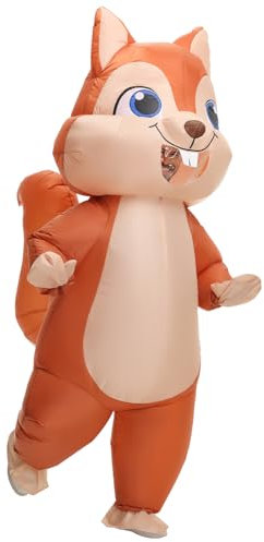 Spinosaurus Inflatable Squirrel Costume for Adult Christmas - Funny Blow Up Animal Suit for Men Women