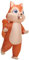 Spinosaurus Inflatable Squirrel Costume for Adult Christmas - Funny Blow Up Animal Suit for Men Women