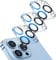 Giftorld [Lot de 3 protecteurs d'objectif d'appareil photo pour iPhone 14 Pro 6,1 et iPhone 14 Pro Max 6,7, verre trempé 9H, anti-rayures, compatible avec les coques, cercle nocturne, clarté HD sans