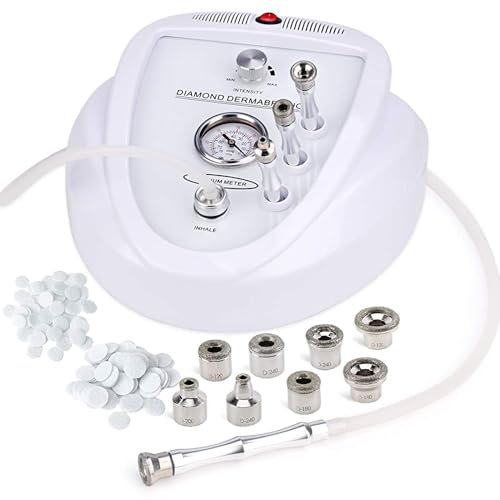 GHWMYD Diamant Microdermabrasion Maschine, Professionelle mikrokristalline Peeling Ausrüstung, Saug 65-68 cmHg, Haushalts Gesichtspflege Ausrüstung