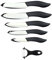 Astylway Ceramic Knife Set 6 Piece Ceramic Knives Black with Cover Kitchen Knife Set Include Peeler 3 inch Paring Knife Bread Knife 6 inch Small Chef Knife