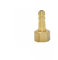 Raccord de tuyau cannelé en laiton 1/8 1/4 3/8 filetage femelle vers 5/6/7/8/9/10 mm Raccord de tuyau à filetage rotatif Coupleur en cuivre, 1I8 x 6 mm