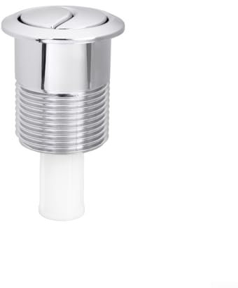 Dual Flush Toilet Cistern Push Button, Chrome Toilet Flush Button, Toilet Closestool Cistern Replacement Accessories For Siamp For Skipper 45