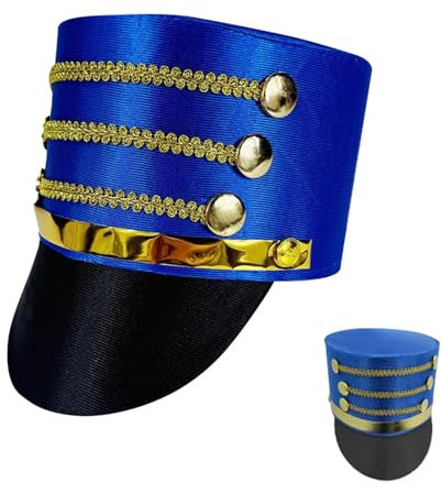 Toy Soldier Hat – Nutcracker Costume Hat For Adults, Band Major Cosplay Accessory For Performances, Themed Parties, Christmas Gatherings, And Creative Fancy Dress Outfits