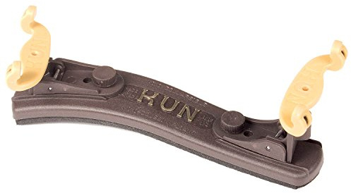 Kun Collapsible Mini Shoulder Rest 1/4-1/8 Violin - Brown