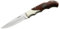 Herbertz Taschenmesser, Stahl 440, Pakkaholz, Neusilber + Lederetui