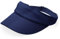 SPORTS SUN VISOR 100% HEAVY COTTON - 4 COLOURS (NAVY BLUE)