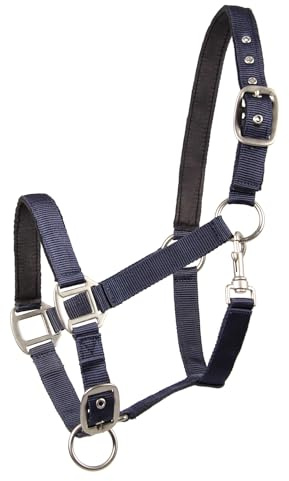 Waldhausen Perlonhalfter Satin, blau, X- WB