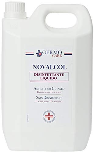 GIMA Novalcol - Disinfettante Cutaneo Battericida, Pronto all'Uso, Profumato, 1 Flacone da 3 Litri