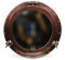 Miroir mural en cuivre antique de qualité supérieure | Fenêtre hublot du bateau | Décoration à thème nautique maritime des pirates | Nagina International (30,5 cm, miroir antique clair)