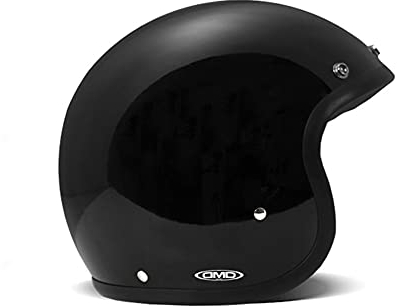 DMD - Helmschale aus Glasfaser 'Solid Black', Größe: XS