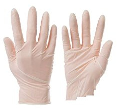 Silverline Tools 909500 Disposable Latex Gloves Medium Set of 100 Piece