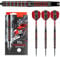 Harrows Wolfram Infinity 97% Tungsten Darts | Darts-Set mit Stahlspitze| 21g, 22g, 23g, 24g, 25g & 26g | Enthält Supergrip Fusion Shafts und 100 Micron Prime Flights (24g)