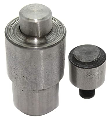Trimming Shop Ösen Befestigungsschablone grün Handpresse Ösen Maschine für DIY Bastelprojekte, Vorhänge, Banner, Poolabdeckung, Leder, Vinyl, Silber, 18 mm