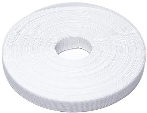 GUGULUZA - Stecca in poliestere per cucito, ideale per corsetti per abito da sposa, per allattamento, 6/8/12/15 mm, 46 m circa Bianco: 8 mm.