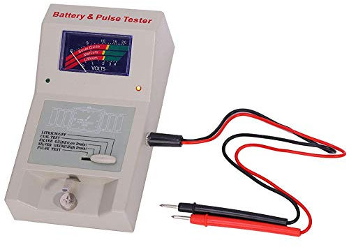 Tester per batterie a bottone, analizzatore di orologi al quarzo con misuratore a impulsi Strumenti necessari per orologiai e orologi per riparazioni di lavoratori