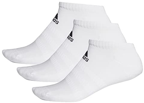 adidas Mens Socks Cush Low 3Pp, White/White/White, DZ9384, L EU