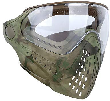 OAREA Taktische Vollmasken Airsoft Helmmaske mit austauschbarer Schutzbrille und Helmkupplung