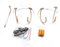 JTS CM-808 - Microfono Archetto Omnidirezionale per sististemi microfonici JTS, Color Carne