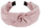 axy Haarreif mit Knoten und Satin bezogen-Vintage-Wunderschön Stirnband Haarschmuck Damen Haarreifen HR35A (Altrosa)