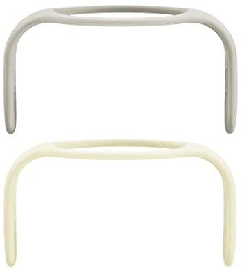 MAM Hold My Bottle Day & Night, Griffe die uns im Dunkeln leuchten, kompatibel mit Babyflaschen und Trainer, rutschfest und ergonomisch, ab 0+ Monaten, Nacht neutral und beige