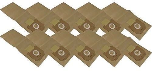 10 Staubsaugerbeutel aus hochfestem Papier passend für Kärcher NT 361 Eco