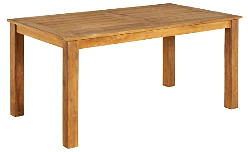 OUTLIV. Gartentisch Ontako, rechteckig und hochwertig, Sitzplätze für 8 Personen, Robustes Design, Elegantes Outdoor-Möbelstück, 200x100cm, Natur Teak