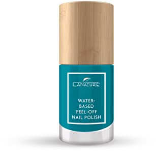 LaNature wasserbasierter Nagellack - blau - VEGAN - Waterbased & Peel-Off Ocean Blue, 10ml