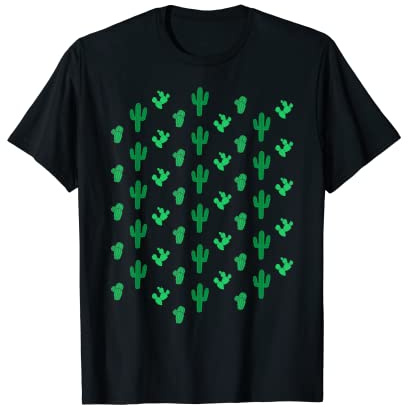 Hemd mit Kaktus-Muster, trendig, Südwest-Sukkulenten, Geschenk T-Shirt
