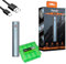 Fenix E-CP 1600 lúmenes recargable EDC linterna (cuerpo azul) powerbank con funda de transporte de cable EdisonBright (azul)