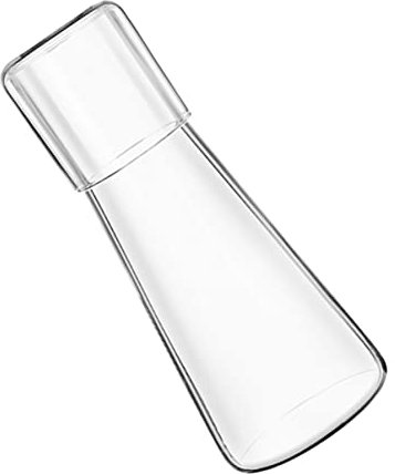 1 Set Bottiglia D'acqua Fredda Bicchiere D'acqua Notturno Vetro d Acqua Notturno Del Comodino Borosilicato Latte Di Vetro Bollitore Per Bevande Congelatore Tè Freddo Bevanda Fredda