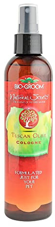 Bio-Groom - Natural Scents Tuscan Olive hundparfym – lyxig parfymspray för hundar – med de finaste dofterna – för mellan baden – 236 ml
