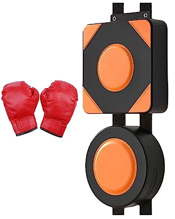 Baoblaze Boxing Wall Mounted Pad Boxing Trainer PU Leather Thickened Sandbag PU Leather Boxing Pads Punching Bag for Household Relaxing Martial Arts
