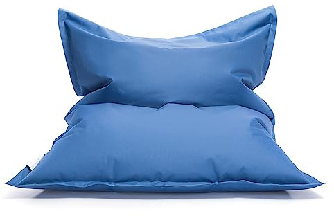 Ecopuf Sitzsack Pillow M – 170x135 cm – wasserabweisend und reißfest – Liegesack für Kinder & Erwachsene – Indoor & Outdoor Bean Bag – mit EPS-Füllung