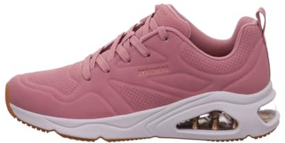 Skechers Tres-Air Uno Ah-Mazing, Zapatillas Mujer, Rose Durasuede/Textile, 41 EU