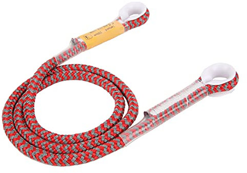 Professional Rock Climbing Lanyard with Protective Eyetoeye Sling Loop, Rappelling Rope 100 Cm for Outdoor Mountaineering (1)