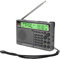 Tragbares Kurzwellenradio, HRD-757 SW FM MW AIR V.UHF WB Multiband-Radio Batteriebetrieben, 2500 MAh Wiederaufladbares Handradio mit Bluetooth, SOS-Alarm und Taschenlampe (Green)
