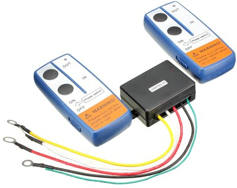 Diogeynu 12 V Set mit 30 Fuß Reichweite für elektrische Seilwinde Anker SUV Fahrzeug Anhänger