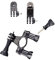 CIYODO Alluminum Alloy Handlebar Mounts for / 3-way Extension Arm Universal Clamp for 4cm Poles Bike Motorcycle Mount