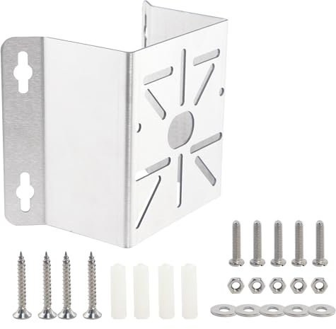 SUKITMISO Universal Eckhalterung für Überwachungskamera, Edelstahl-Montage-Eckhalterung für Wandmontage-Ecke, Eckhalterung für Sicherheitskameras, CCTV-Kameras, LED-Wand-/Bühnenleuchten