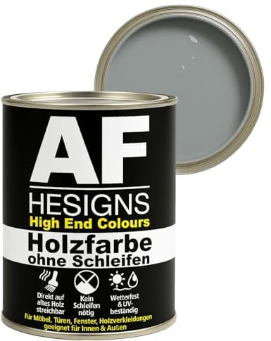 Alex Flittner Designs Möbelfarbe ohne Schleifen Urban Mist 750 ml | Kein Schleifen nötig - Direkte Anwendung auf alten Anstrichen, Holz, MDF oder lackierten Oberflächen - spart Zeit & Arbeit.