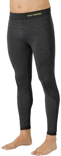 NOLOGO KATIACALZE Collant Thermique Homme Merinos - sous Vetement Thermique Homme de Travail, Extensible, sans Coutures, Respirant et Thermorégulateur, Made in Italy