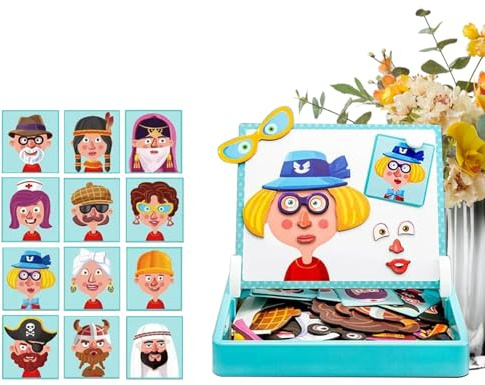 Magnet Puzzle - Lern- Und Bildungsspielzeuge - Tierische Magnetpuzzles | Für Kleinkinder Mädchen Kinder Vorschule Autoreise Auto Flugzeug Reise Spielzimmer Geburtstag
