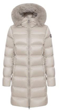 Colmar Lange Daunenjacke mit fester Kapuze 2243E 2XX Caption Tg.38 Farbe 06/Beige