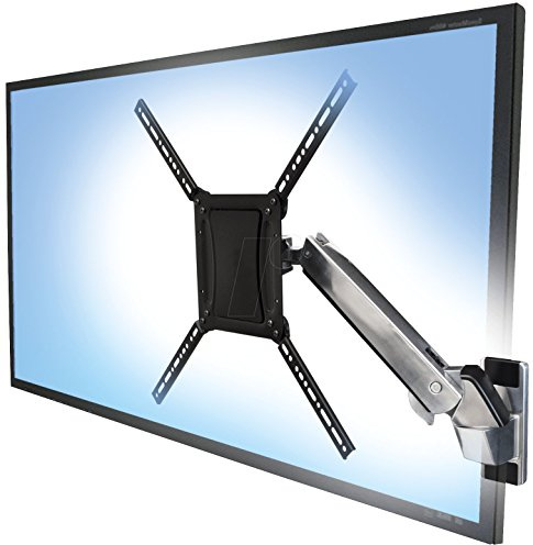 Ergotron Interactive Arm HD - Wandhalterung für LCD-Display - Aluminium - Polished Aluminum - Bildschirmgröße: bis zu 139,7 cm (bis zu 55 Zoll) - Montageschnittstelle: 200 x 100 mm