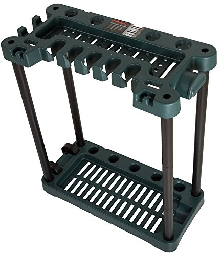 Stalwart Gartengeräte-Organizer – Rollwagen mit Rädern für 40 Meter Werkzeuge – Garage Organisation und Aufbewahrung Zuhause Essentials