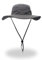 Saoirse.Hats Hut Herren Sommer Outdoor, Sonnenhut Männer UV Schutz, Fischerhut Unisex Faltbar Atmungsaktiv, Wanderhut Erwachsene Größe 60, Dunkel Grau
